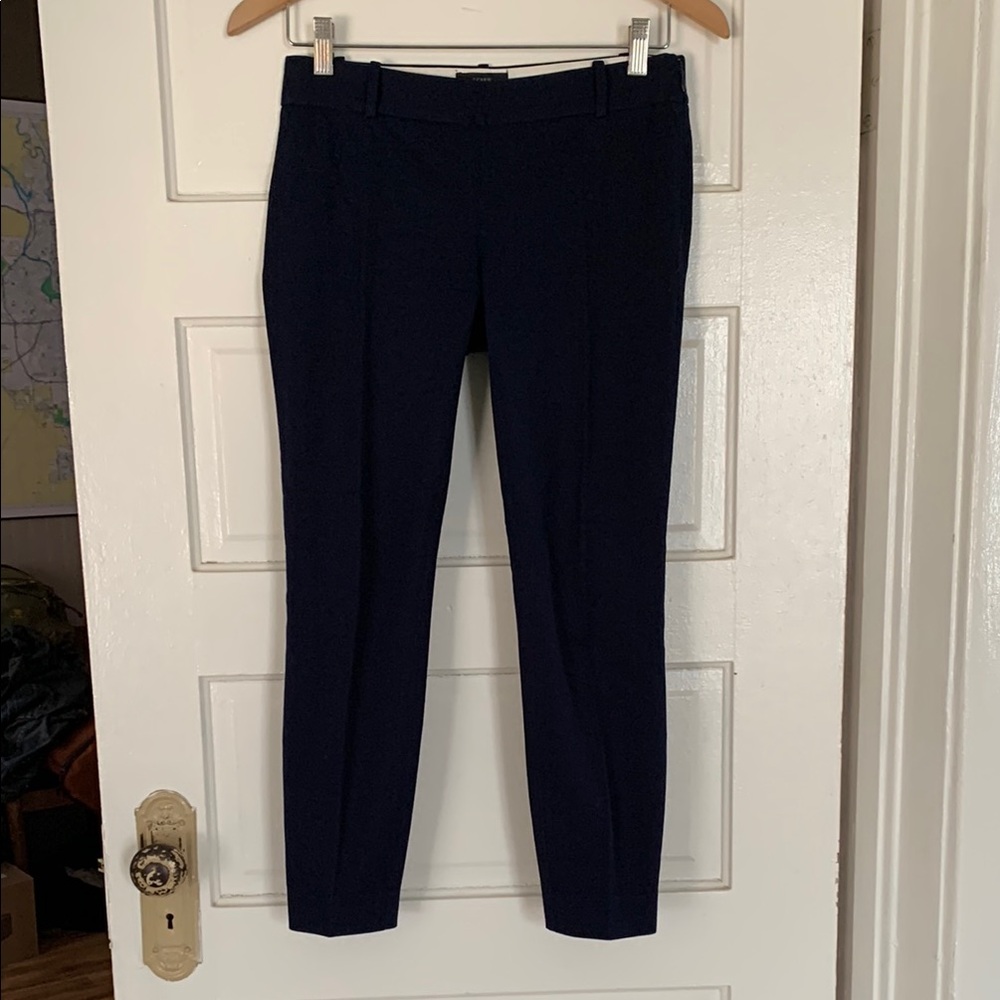 J. Crew Blue Skinny Pants with Stretch